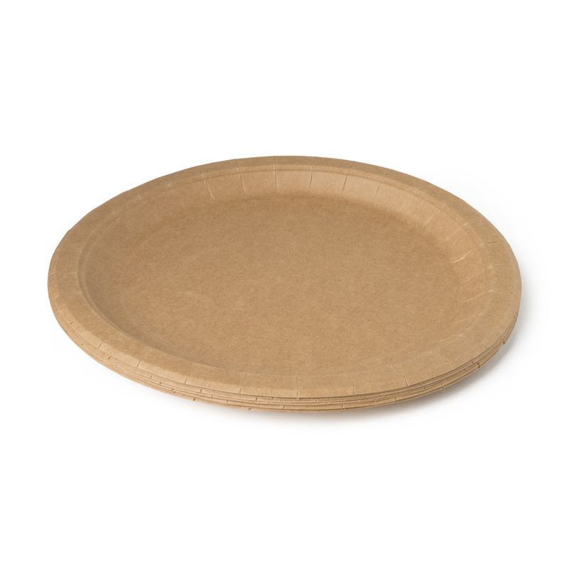 Bord kraftpapier - 10 stuks - 23,5 cm