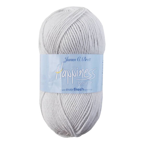 James C Brett Silver Happiness DK Yarn 100g