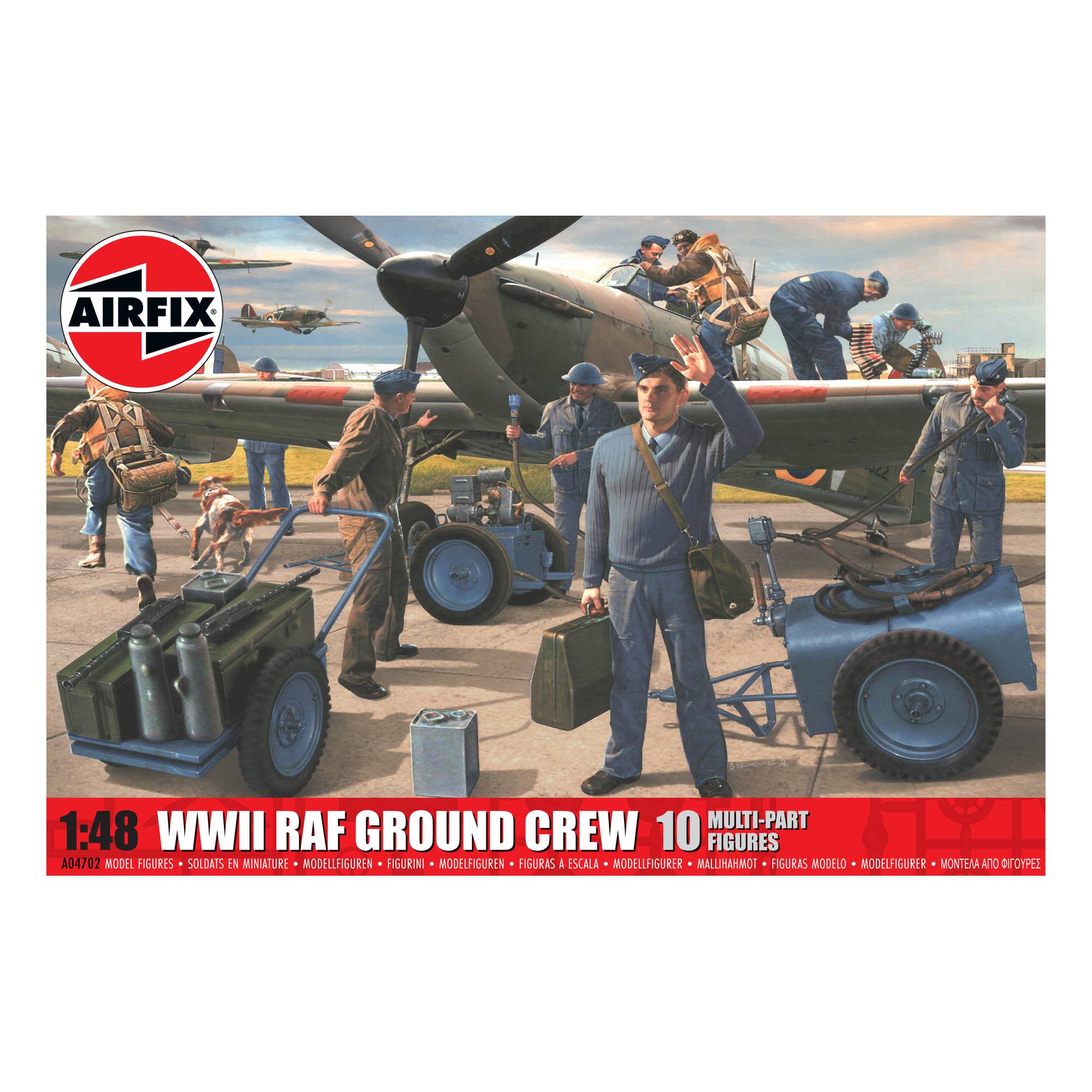 Airfix WWII RAF Ground Crew Model Kit 1:48