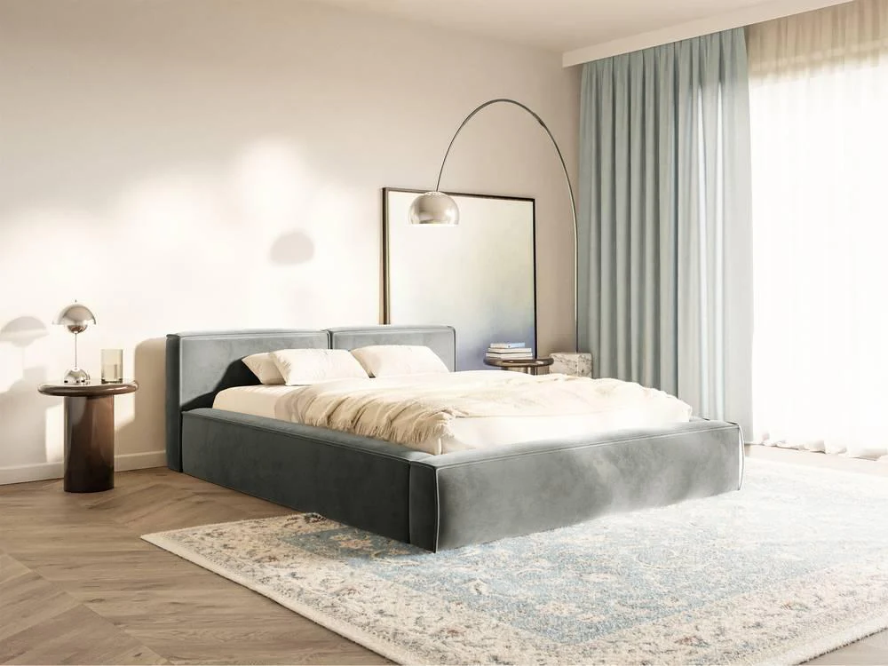Bedframe Remera Slim velvet 180 x 200 cm