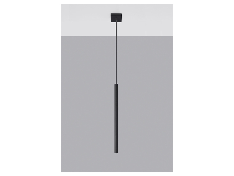 Lampa wisząca Pastelo stalowa czarna