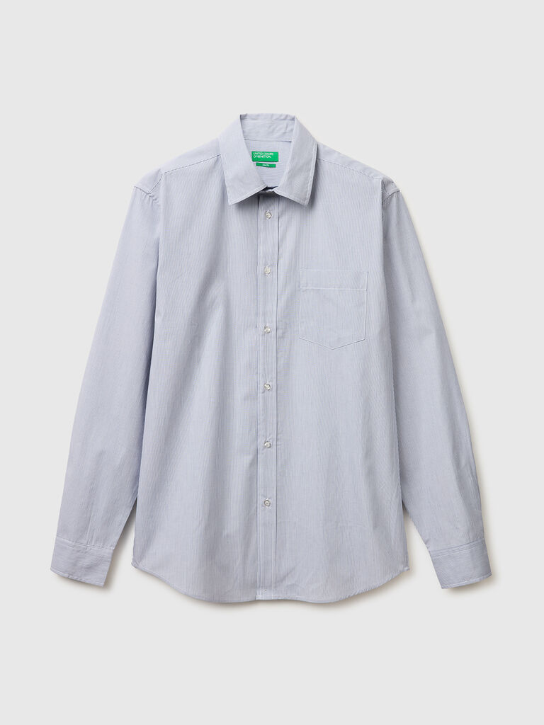 Slim fit shirt with pocket