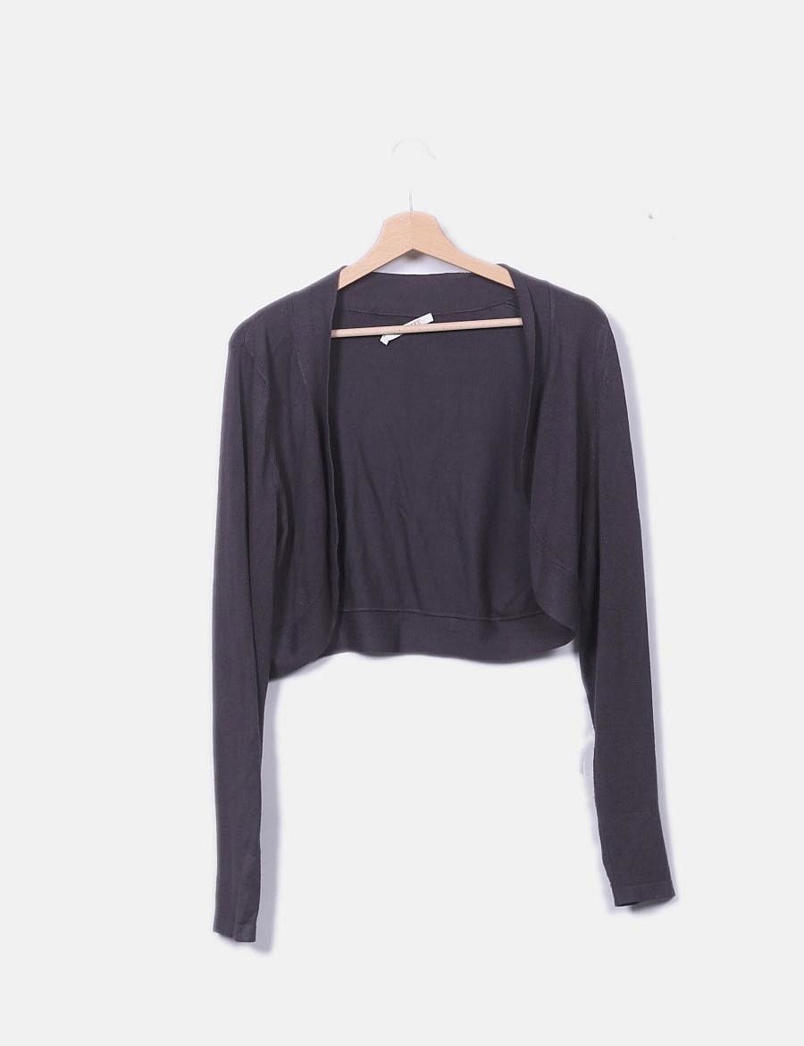 Camaïeu Gray tricot bolero jacket
