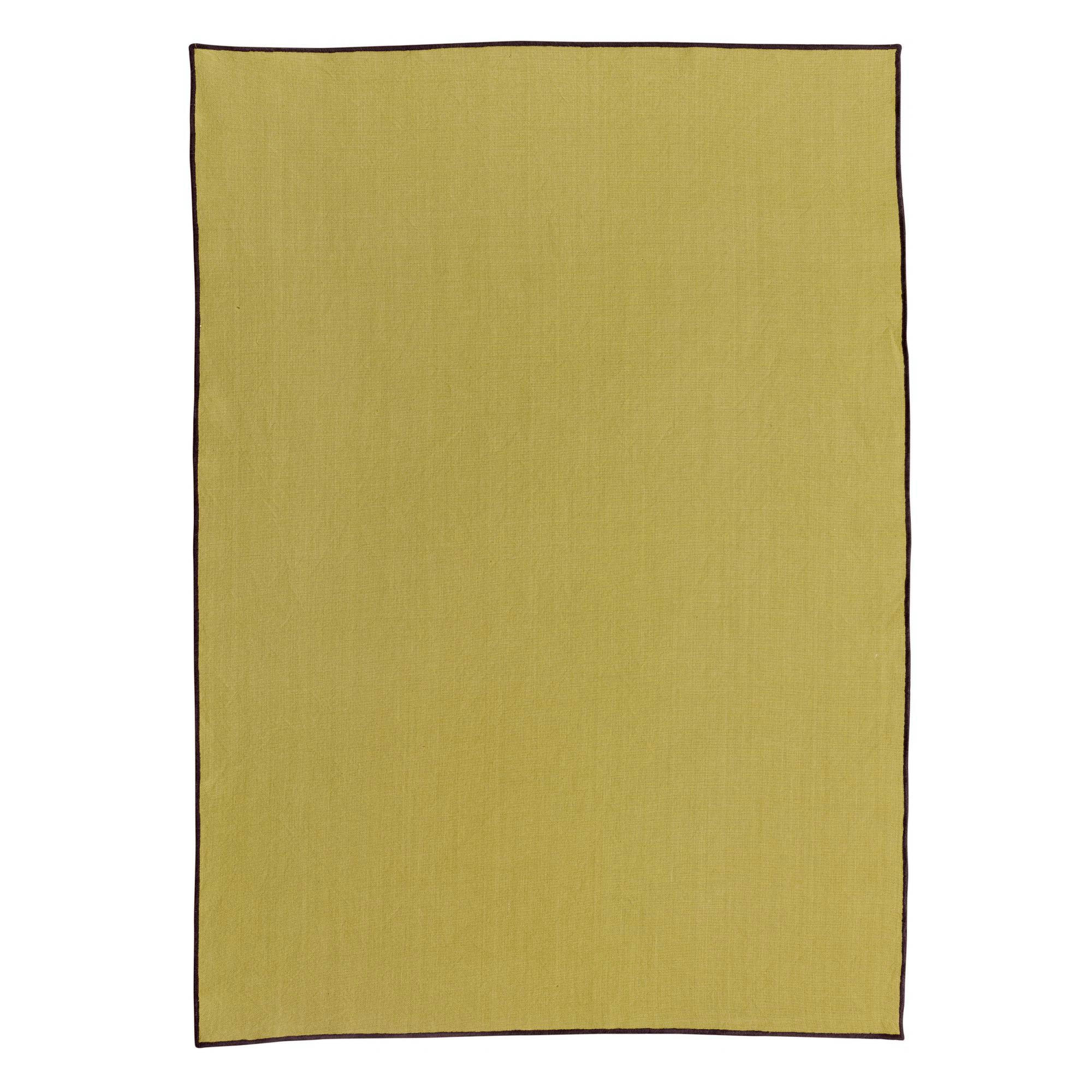 ISAE - Torchon recyclé  en coton kaki 50 x 70