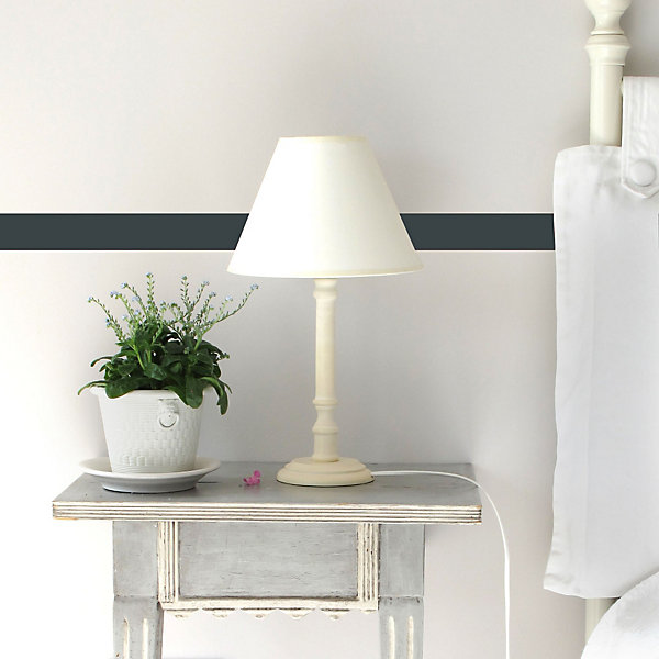 Frise décorative adhésive, couleur uni madsoya ardoise, 5 cm X 300 cm