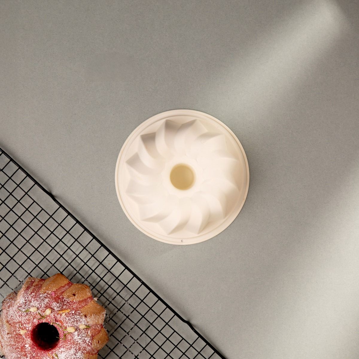 Forma silikonowa MOLLIS ES na babkę śmietankowa 17x6 cm