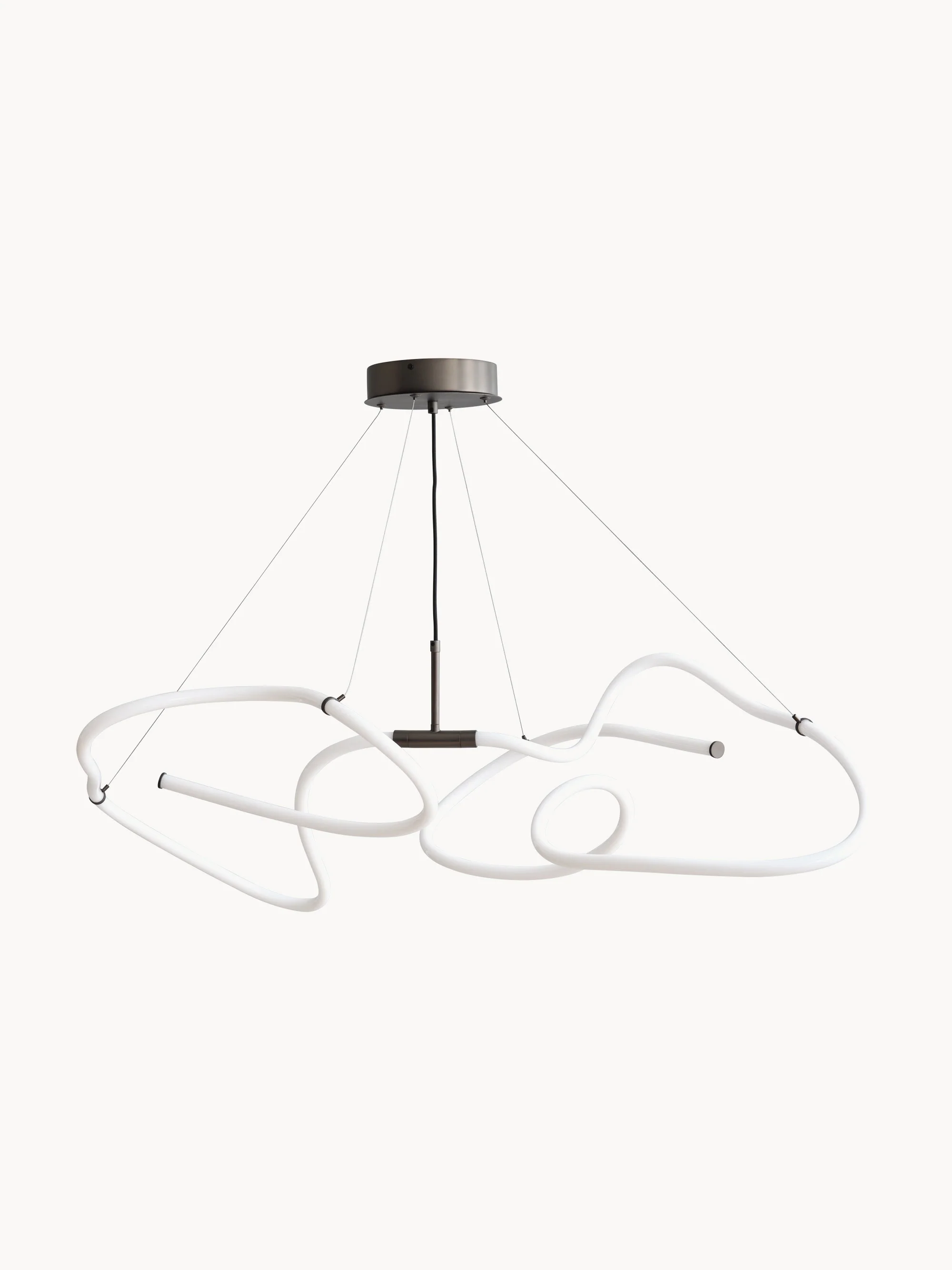 Großer LED-Kronleuchter Ghost