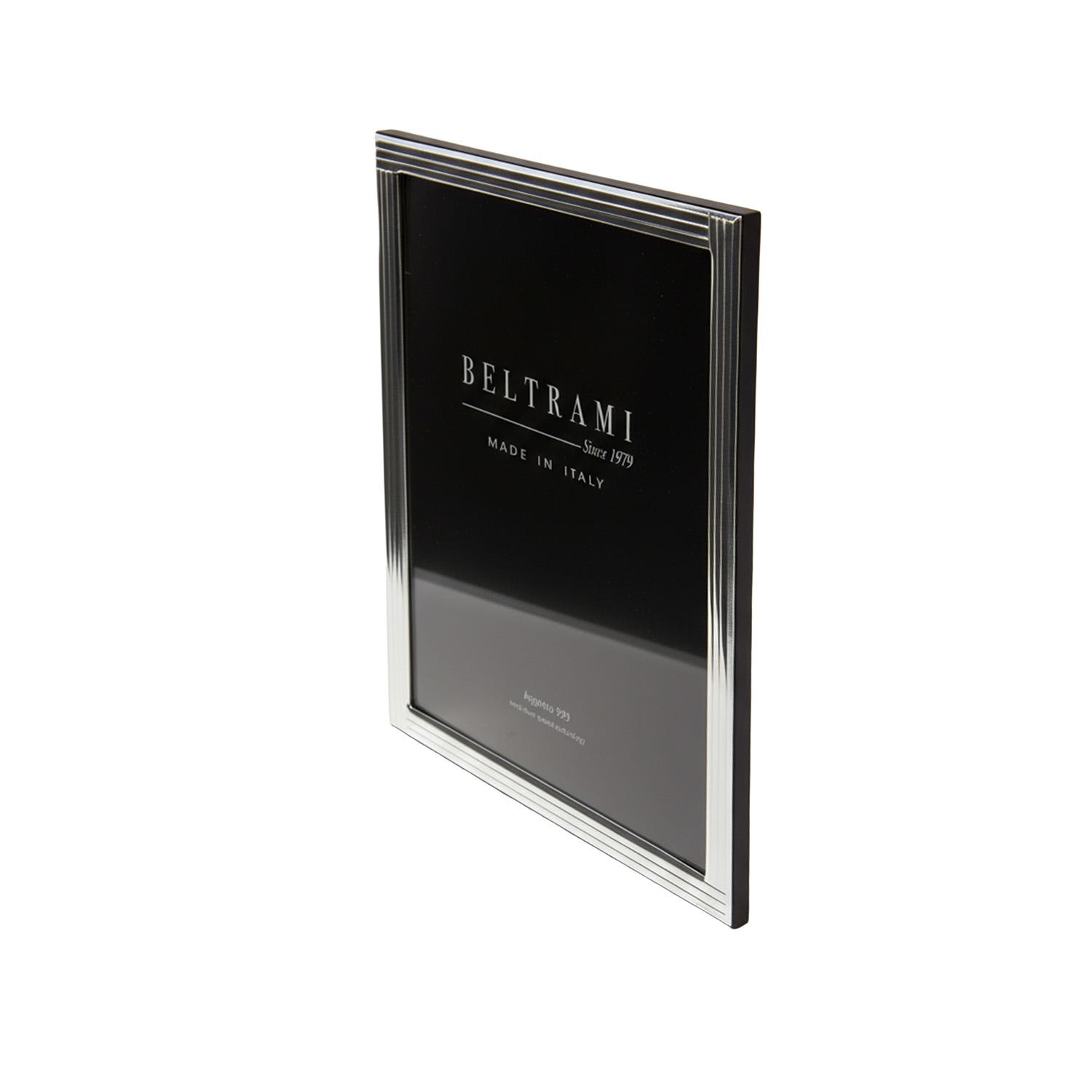 Portafoto righe foto 20x25 cm Beltrami con argento Miro Silver