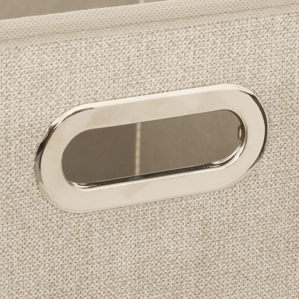 Kosz Tekstylny Beige Organizer do Przechowywania