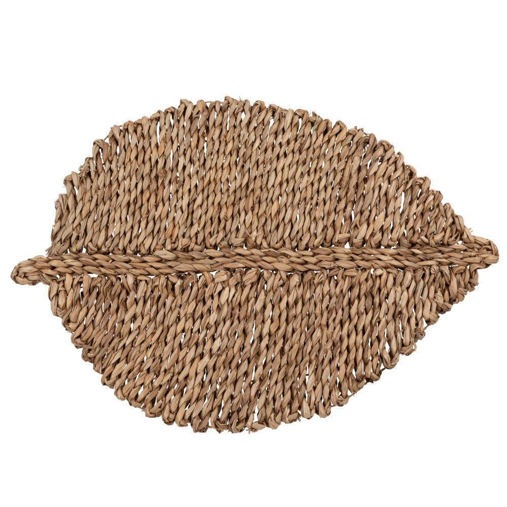 - Set de table feuille en fibre végétale