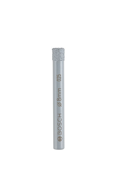 Foret carrelage (x1) - dimensions Ø.8 x L.66 mm - emmanchement Universel - Bosch