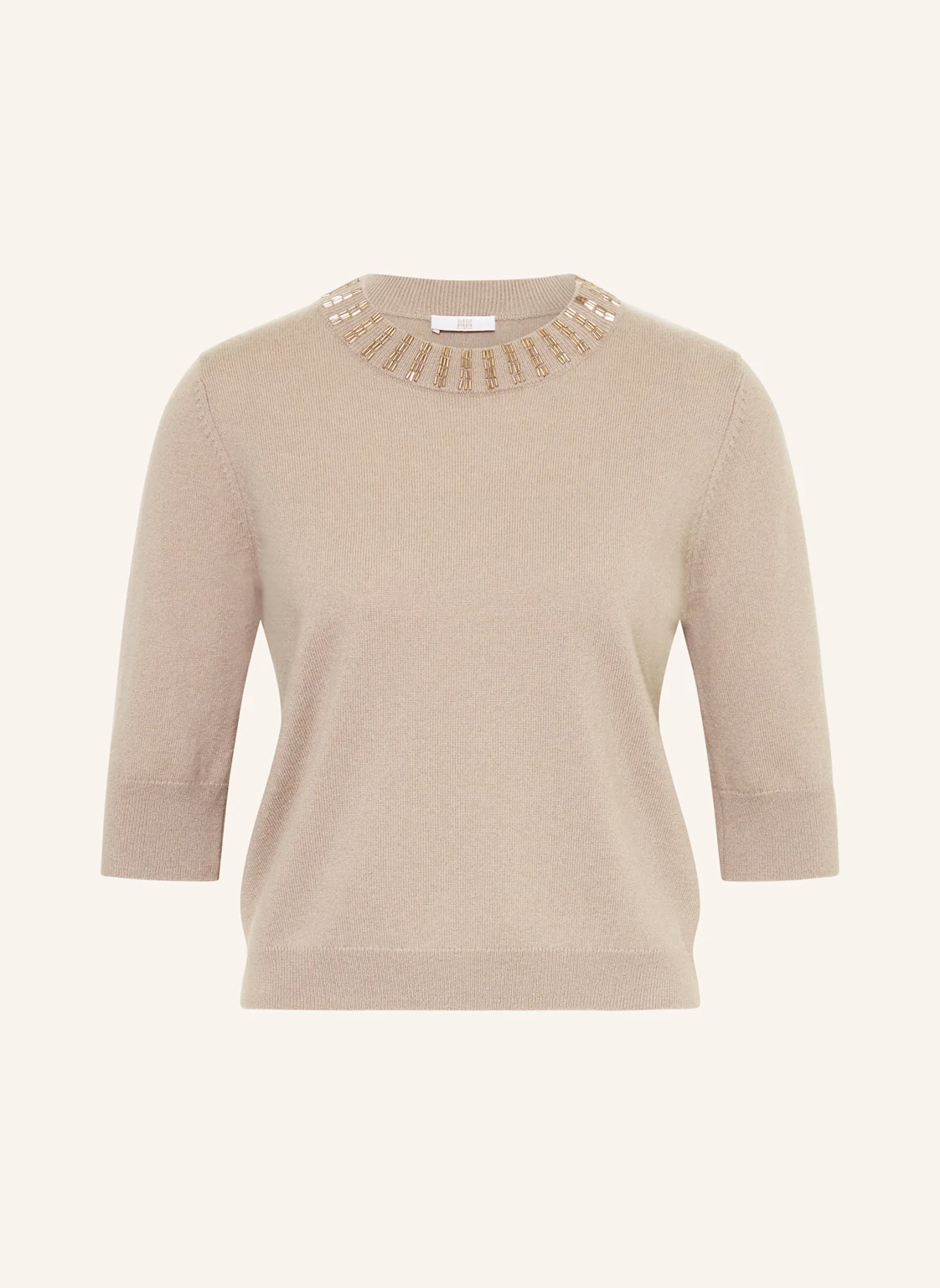 RIANI Strickshirt mit Cashmere und Schmucksteinen