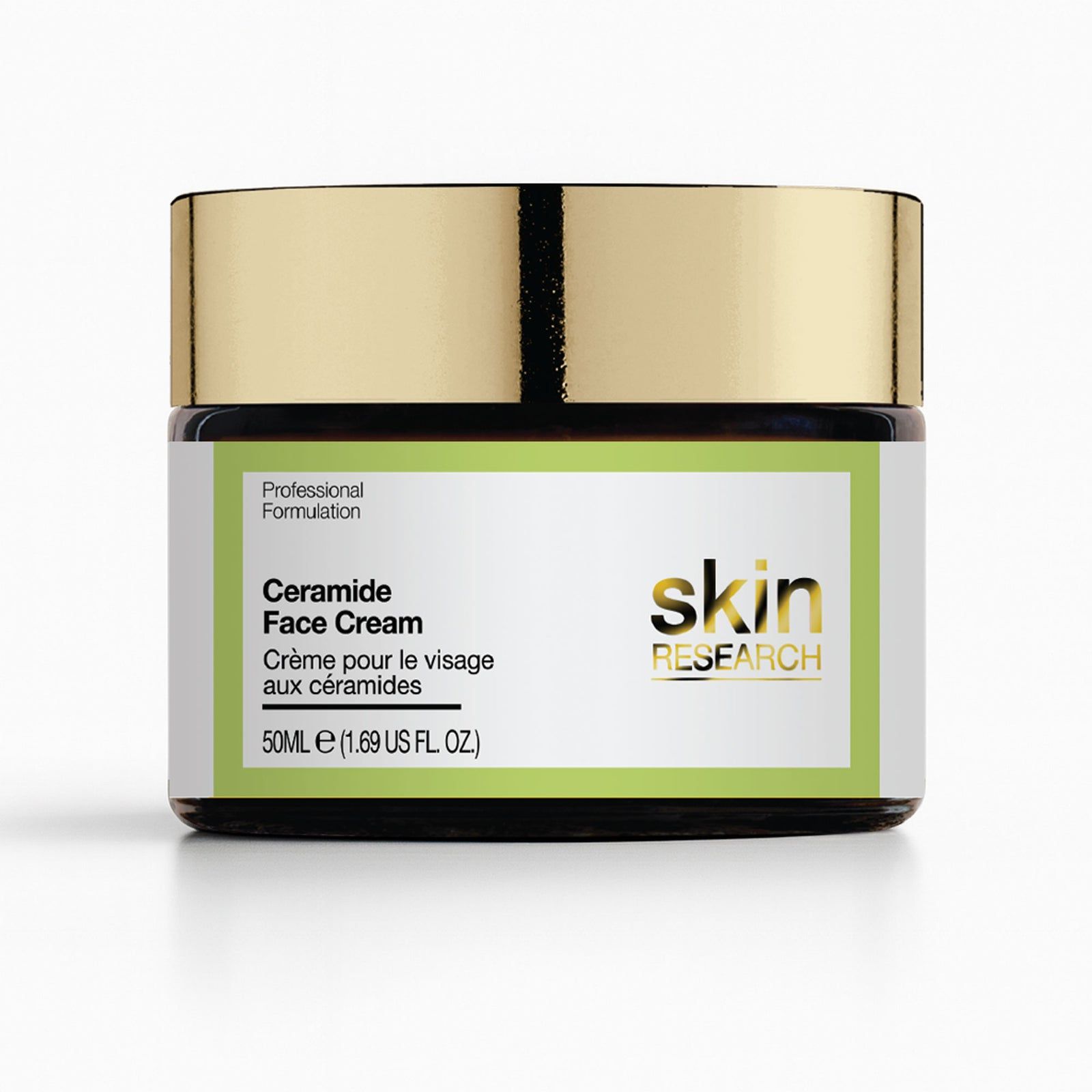 Skin Research Advanced Anti-Ageing Ceramide Face Cream 50ml for Wrinkles and Hydration