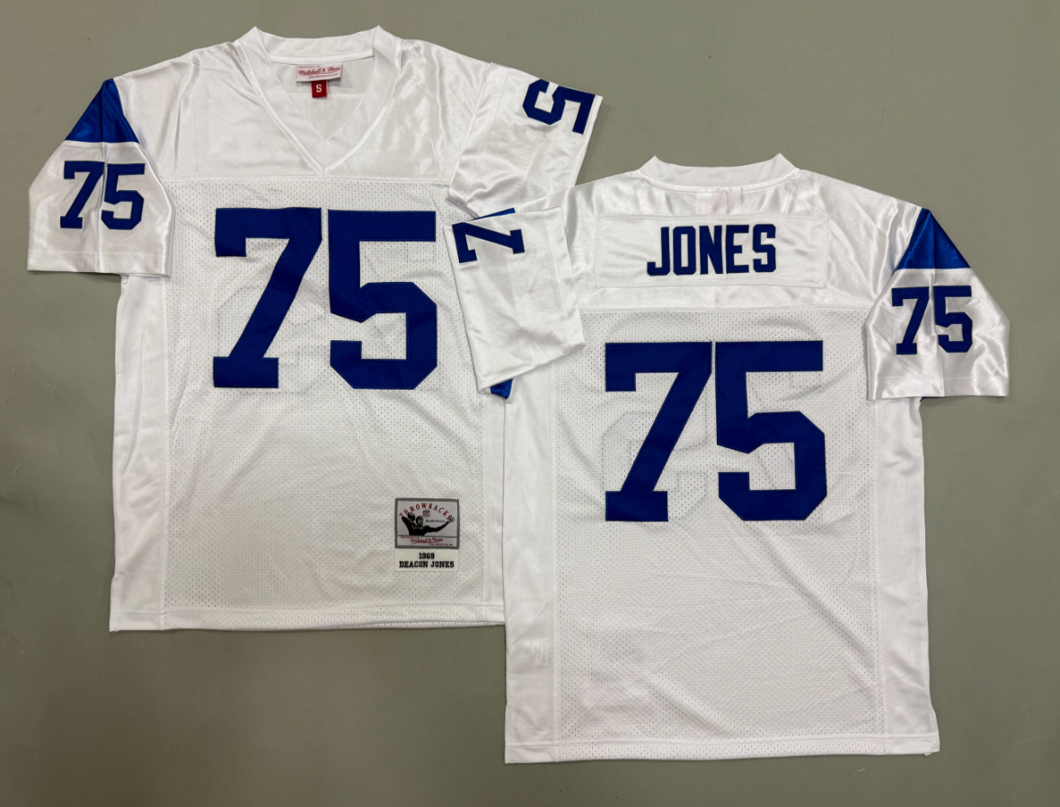 Deacon Jones Los Angeles Rams Authentic Throwback Retired Player Jersey