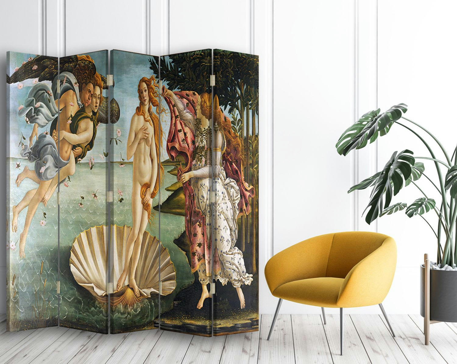 - Paravent La Naissance de Vénus - Sandro Botticelli cm 180x170 (5x)