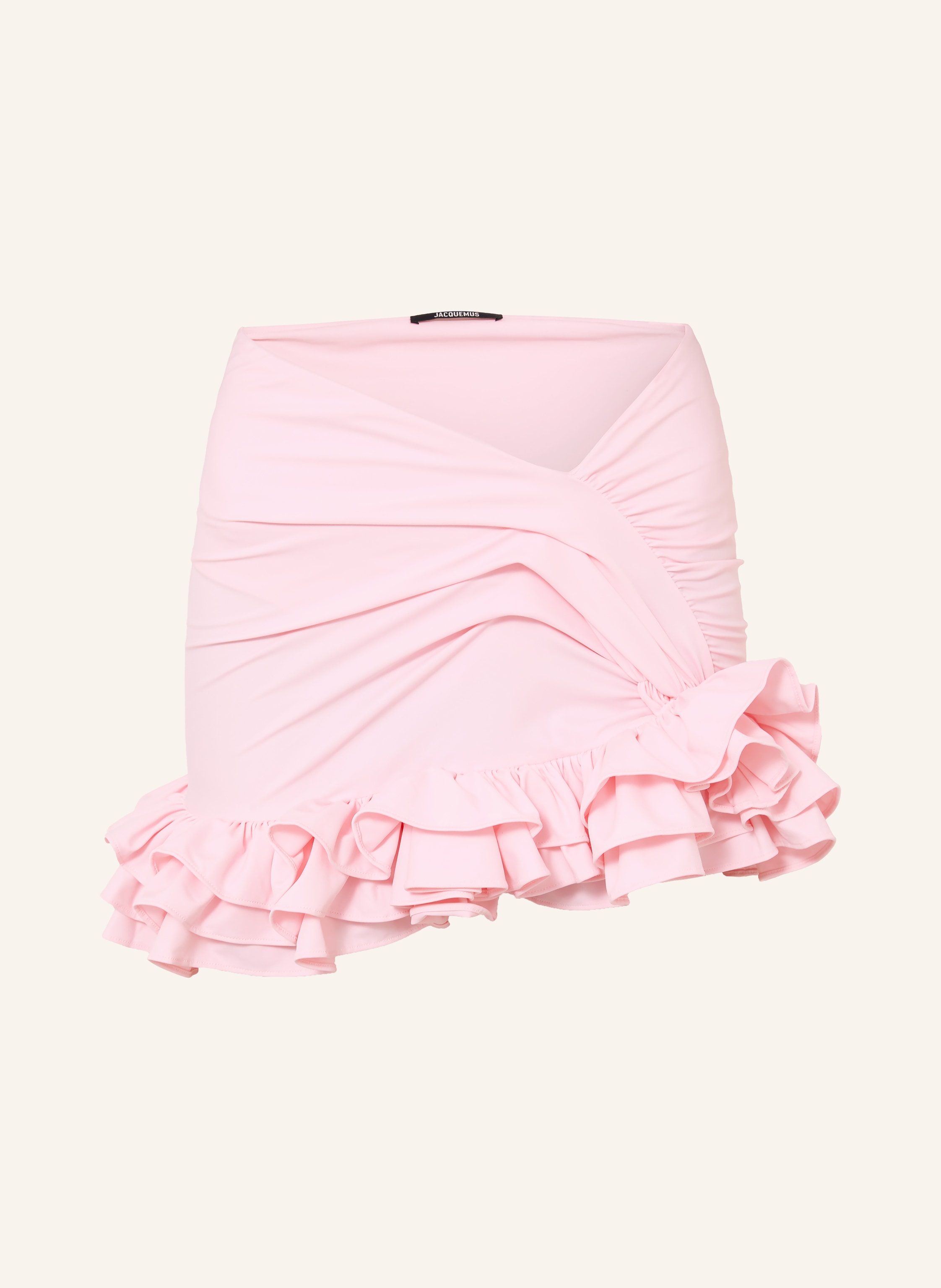 JACQUEMUS Rock LA MINI JUPE PLAYA mit Rüschen
