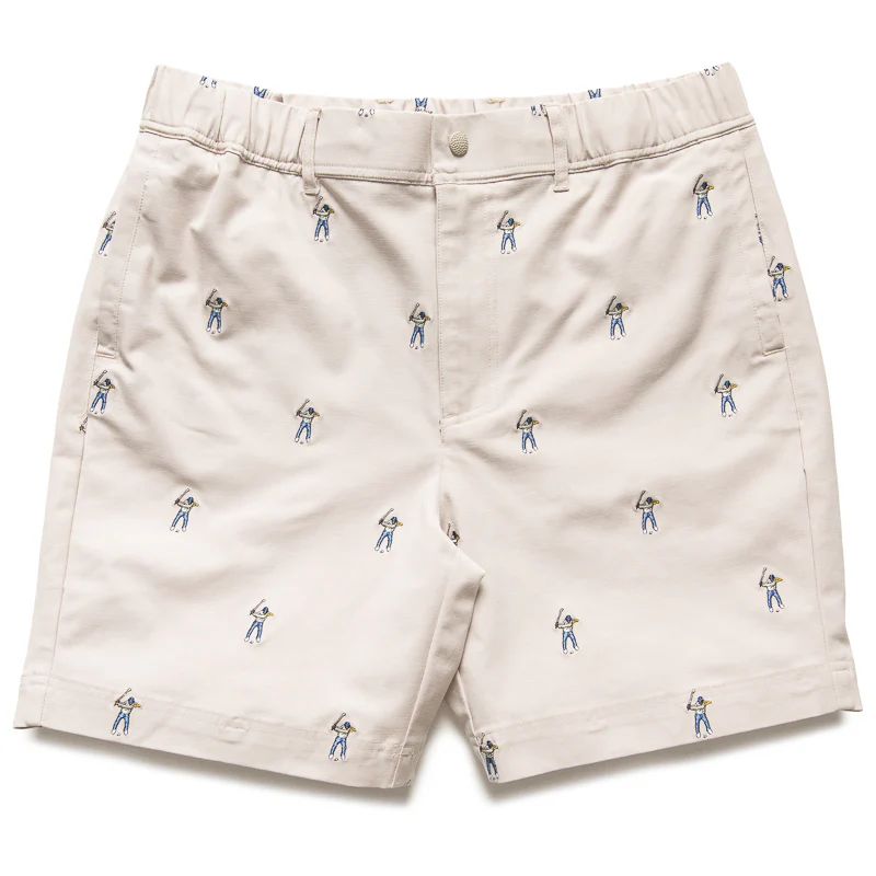Eastside Golf Embroidered Woven Short - Pumice