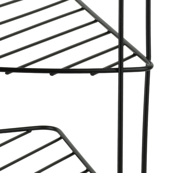 MODERN KITCHEN Półka narożna metal 22,5x22,5xh21,5cm