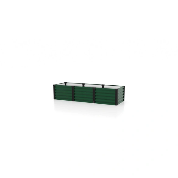 Hochbeet »In&Out«, BxHxL: 65 x 40,3 x 185 cm, Zincalume/Aluminium