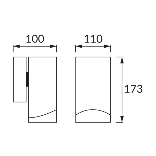 Kinkiet zewnętrznyszary KASJAN 1xGU10x35W IP54 Struhm
