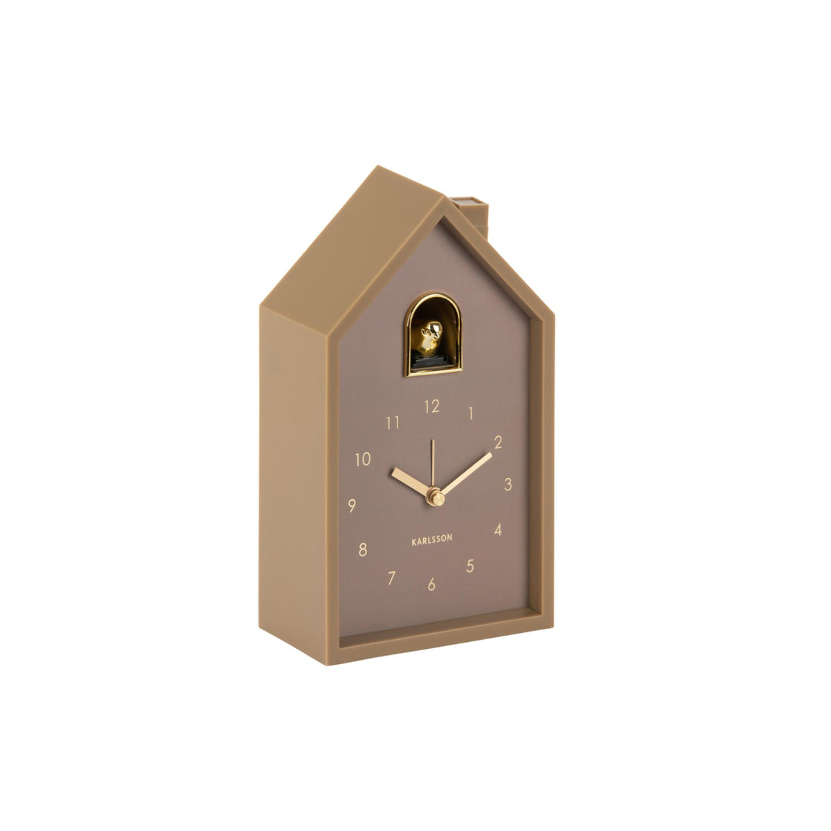 Karlsson wekker Modern Cuckoo Oro - bruin - 15x11.5x20cm
