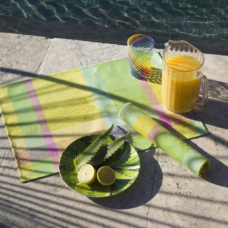 MARIE GALANTE - Serviette en coton ananas 58 x 58