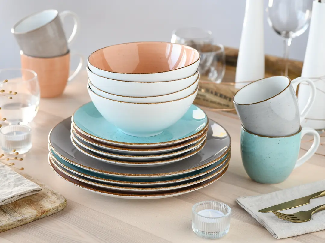 Geschirrset 16-teilig Vintage Nature