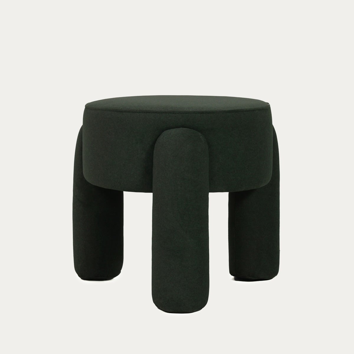 Pufa OLLERA w tkaninie zielona 46,5x46,5x41 cm