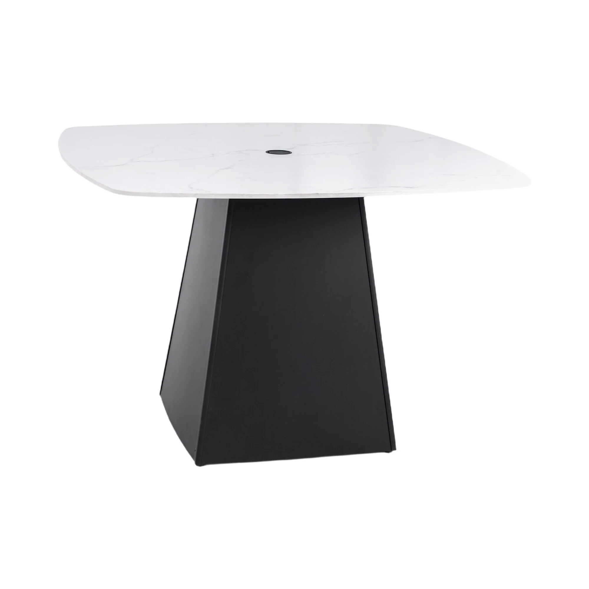 44 Outdoor Aluminum Base Square Dining Table with Sintered Stone Top