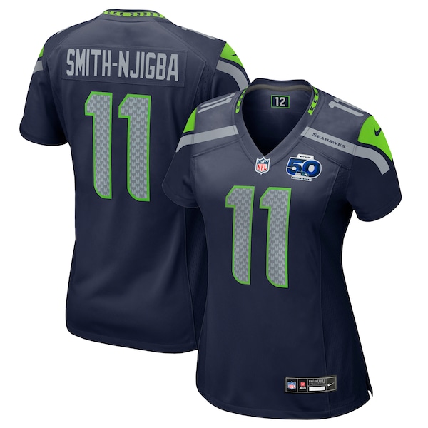 Jaxon Smith-Njigba Seattle Seahawks Nike Women's Team 50th Season Game Jersey - College Navy/Royal