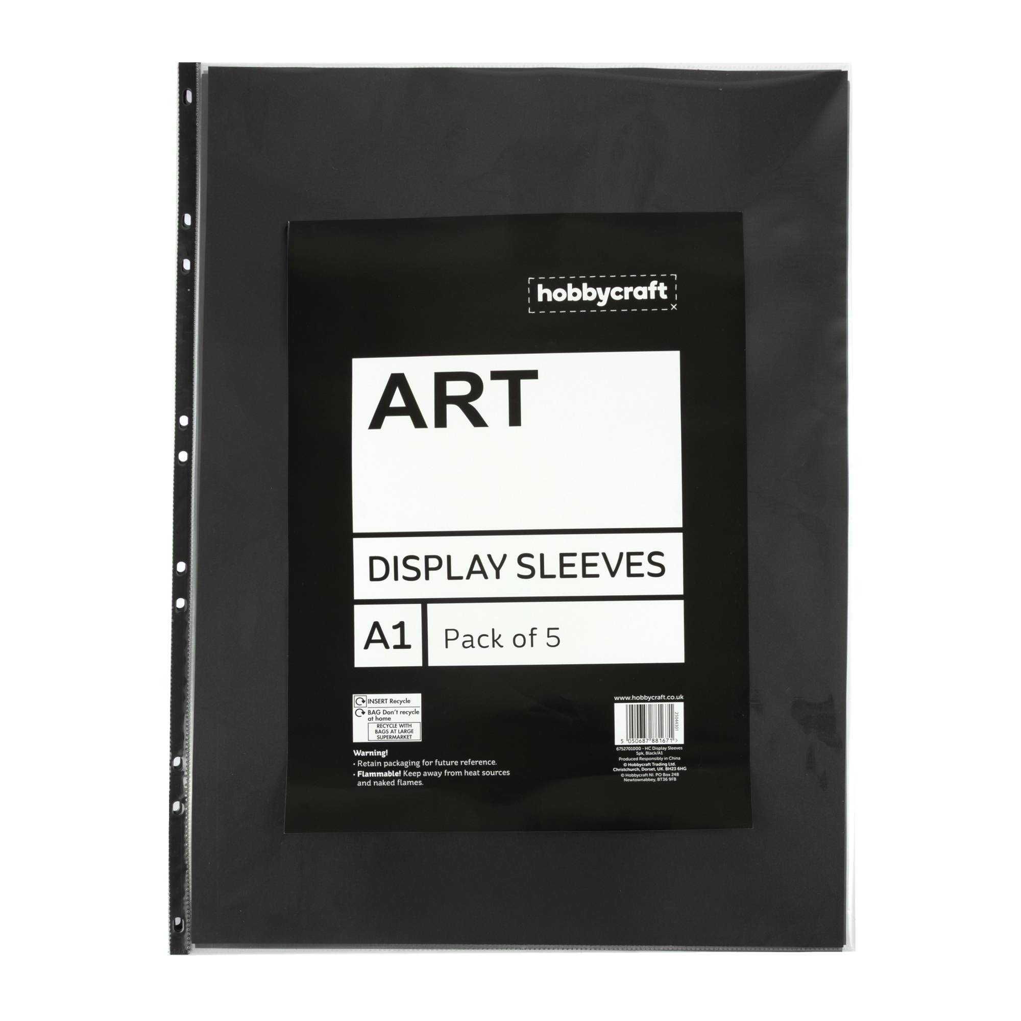 Display Sleeves A1 5 Pack