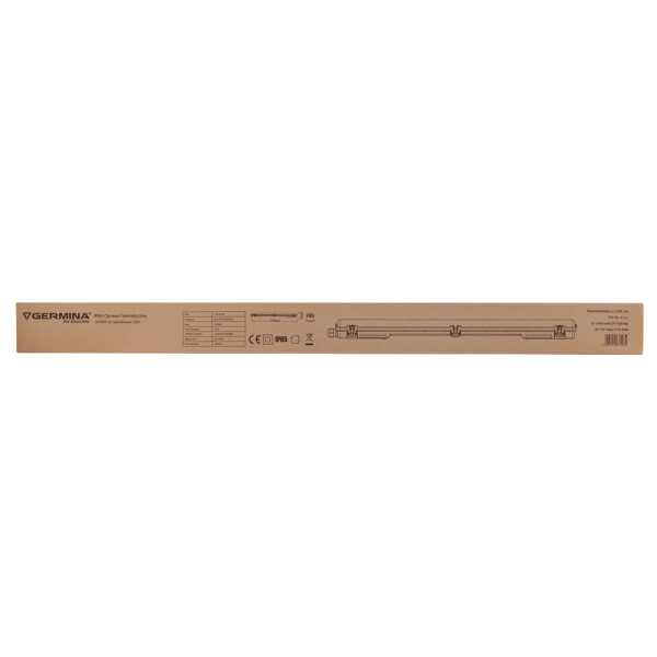 Oprawa hermetyczna Germina 2x18 lampa sufitowa przemysłowa 1szt.
