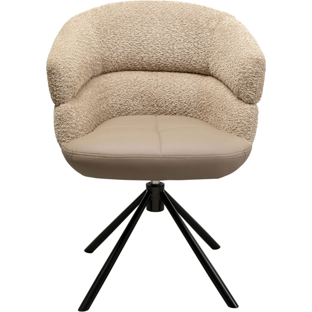 Kare Design Draaistoel met armleuningen Tasty taupe