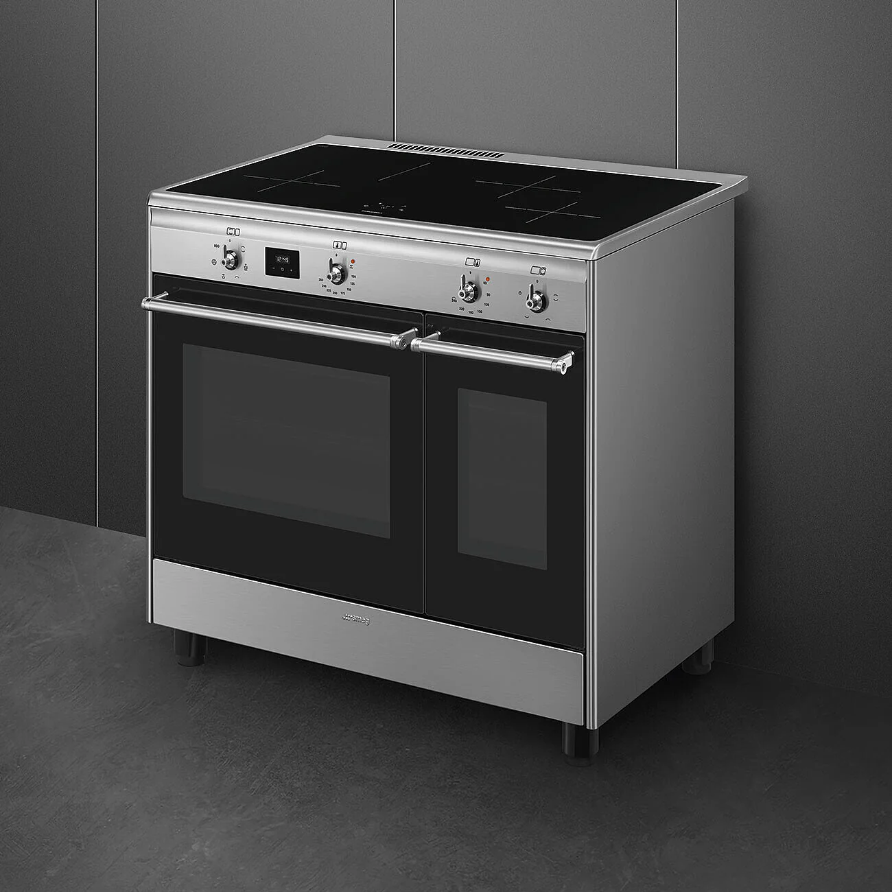 Concert Stainless Steel 90cm Double Cavity Induction Cooker