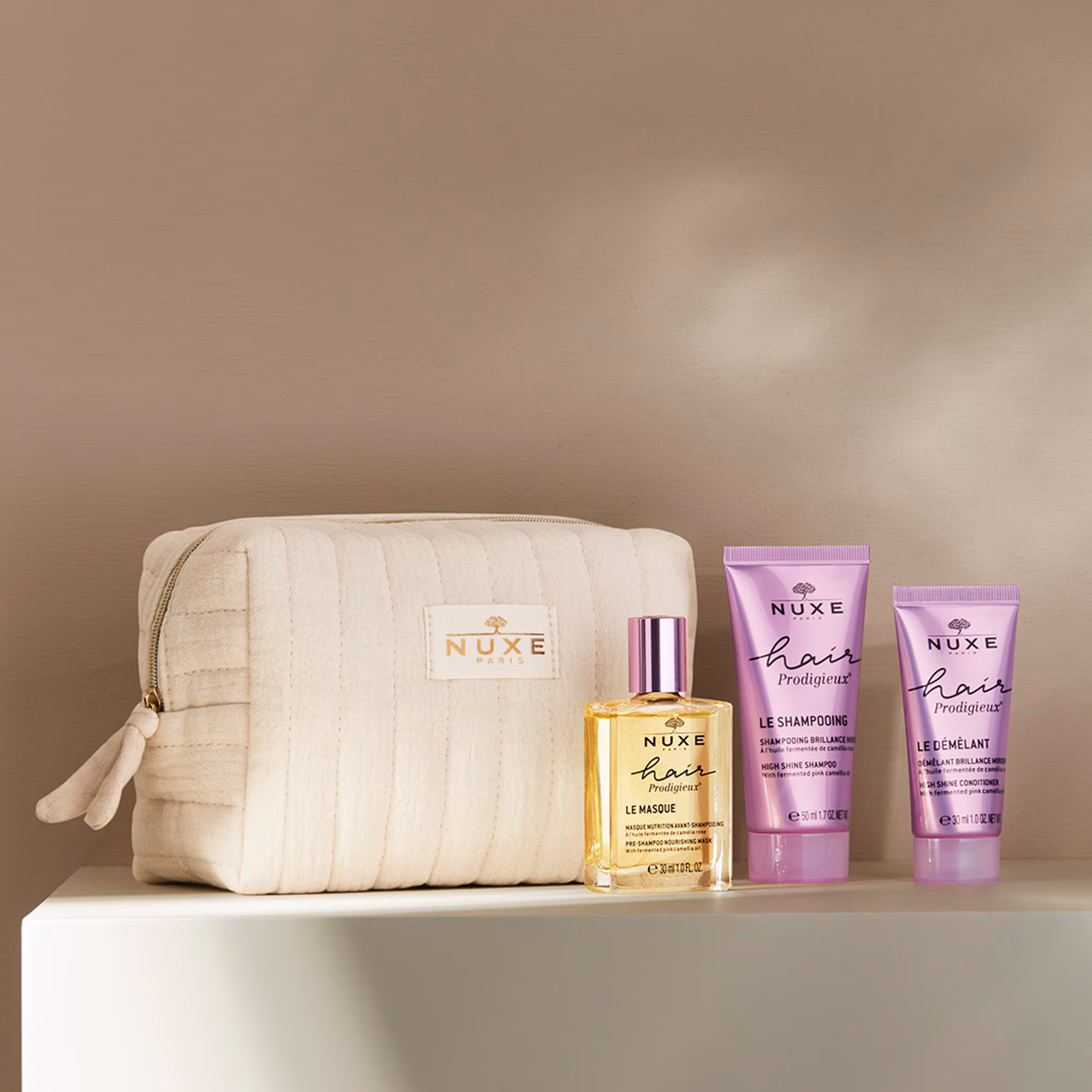 HAIR PRODIGIEUX®Trousse de voyage - mon rituel d'exception capillaire