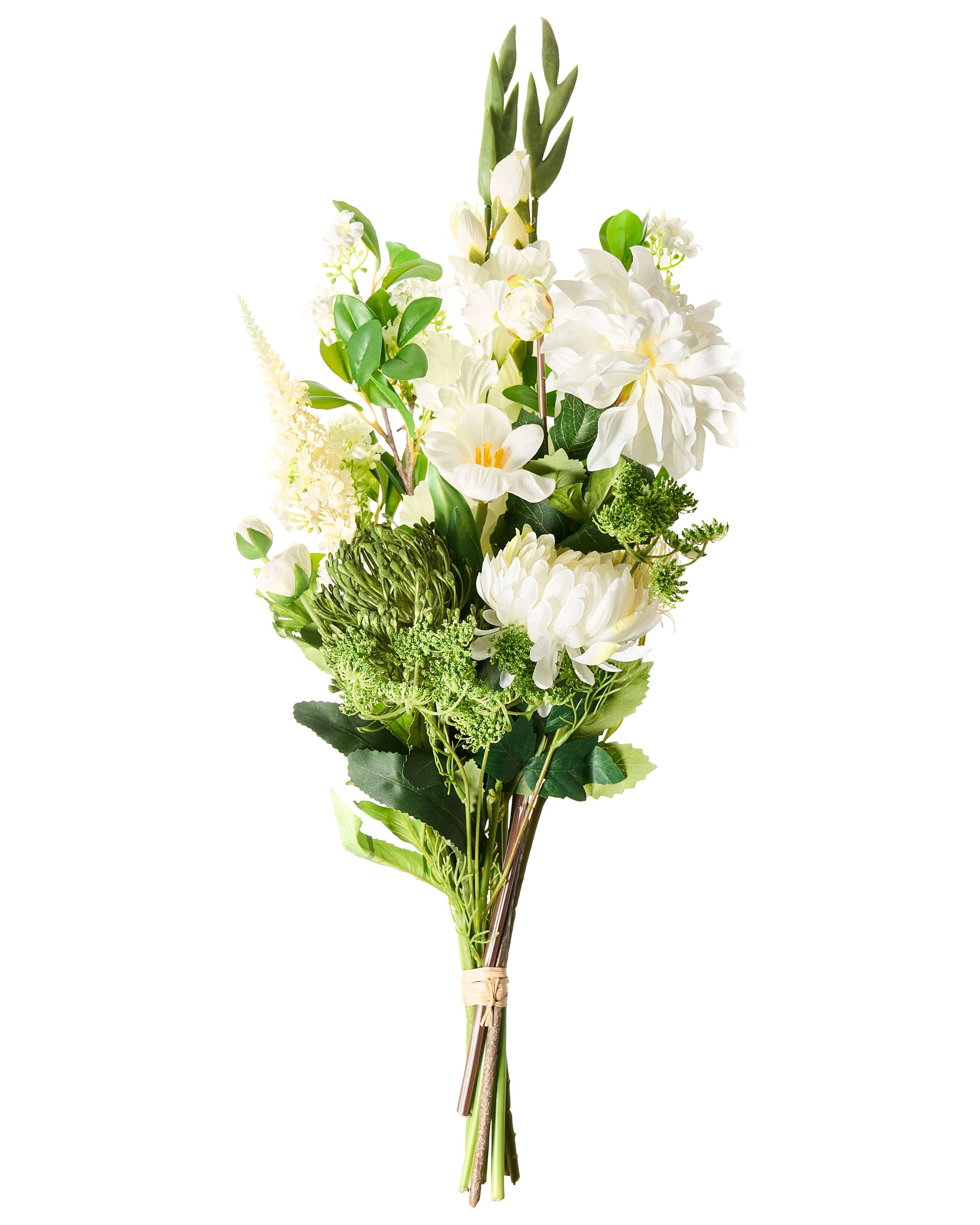 Bukiet sztucznych kwiatów 70 cm biały