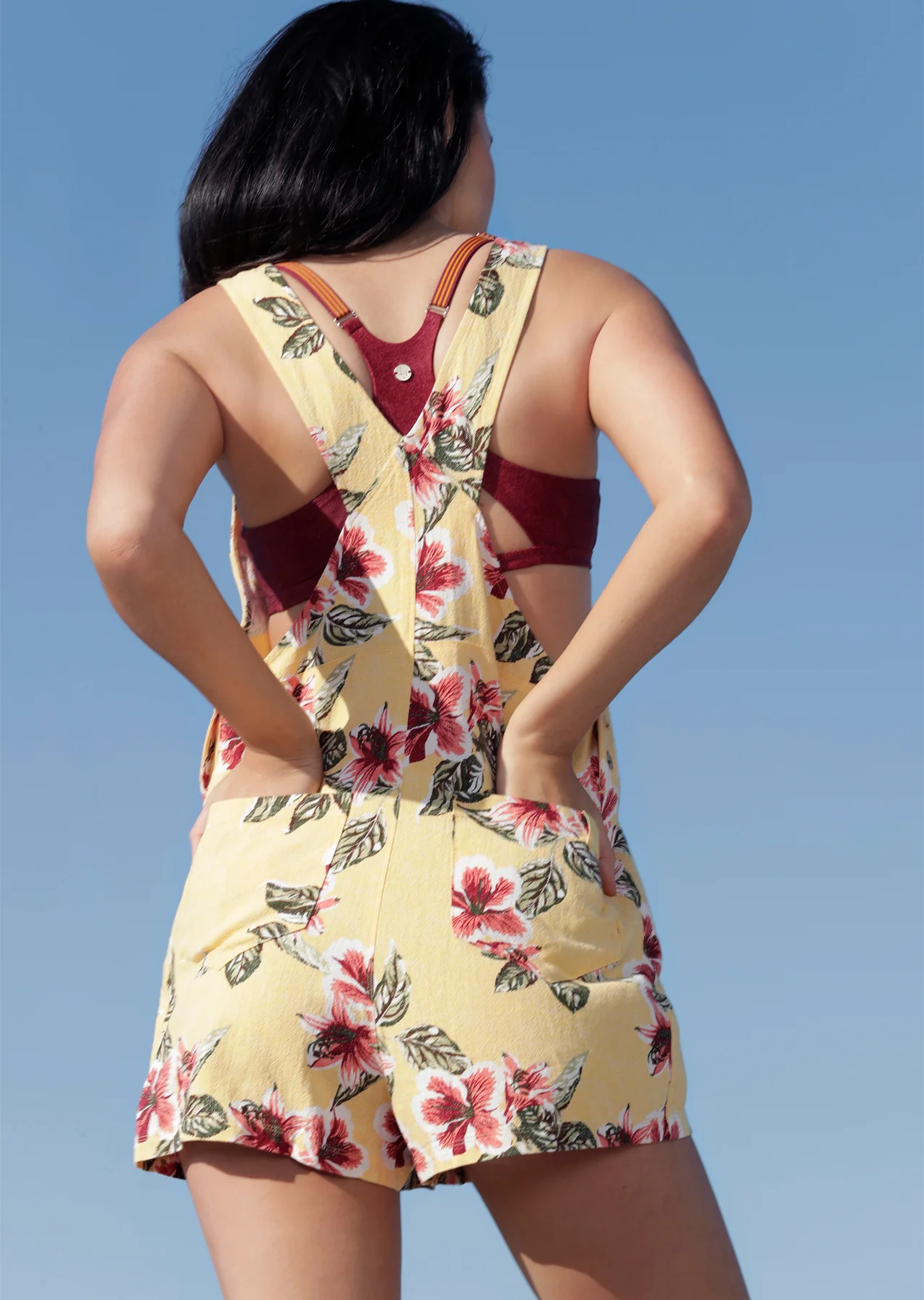 Tropics Linen Short Overalls