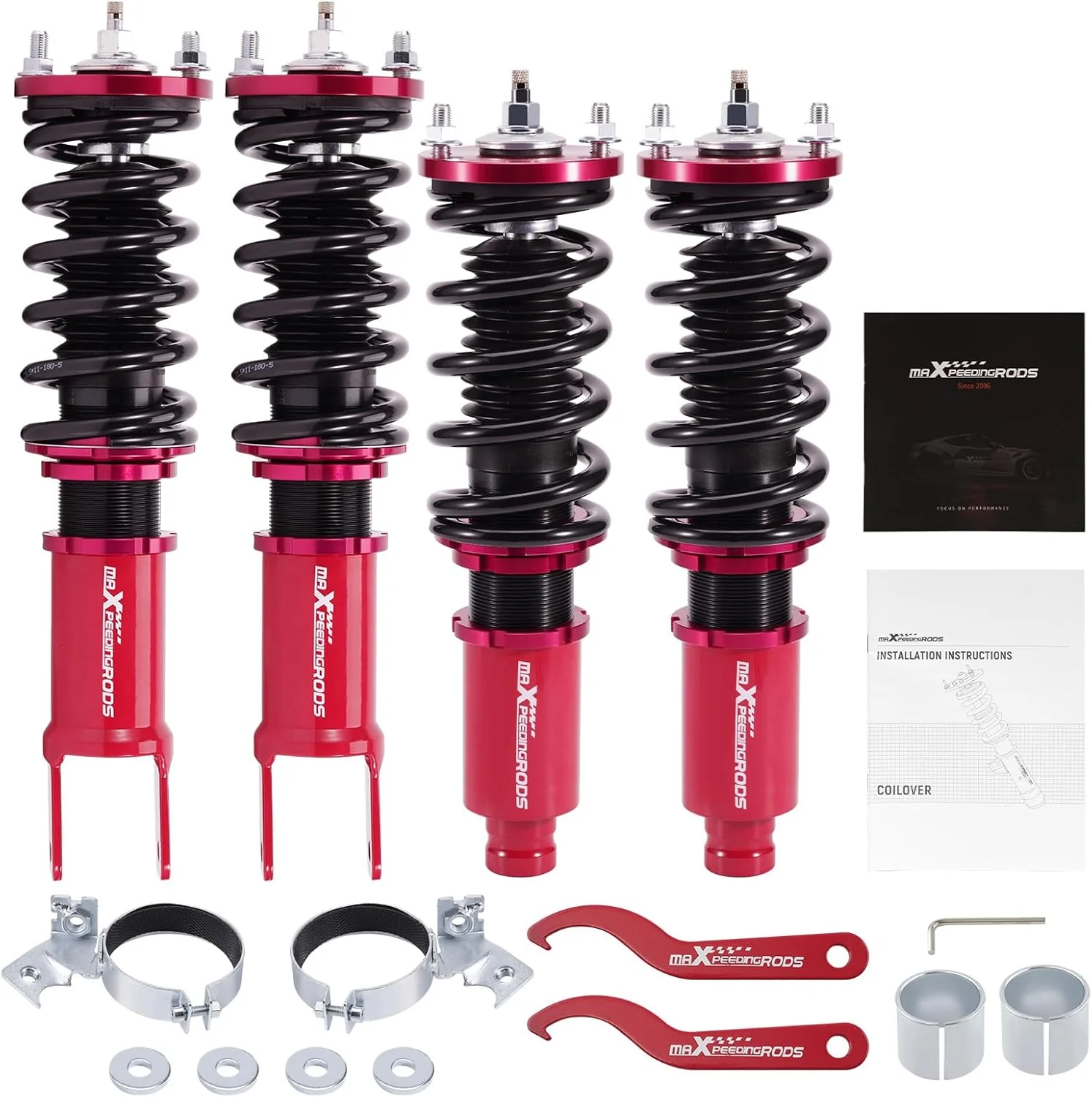 Coilover Lowering Kit for Honda Civic EK 96-00 Integra 90-93 CRX 88-91(Golden)