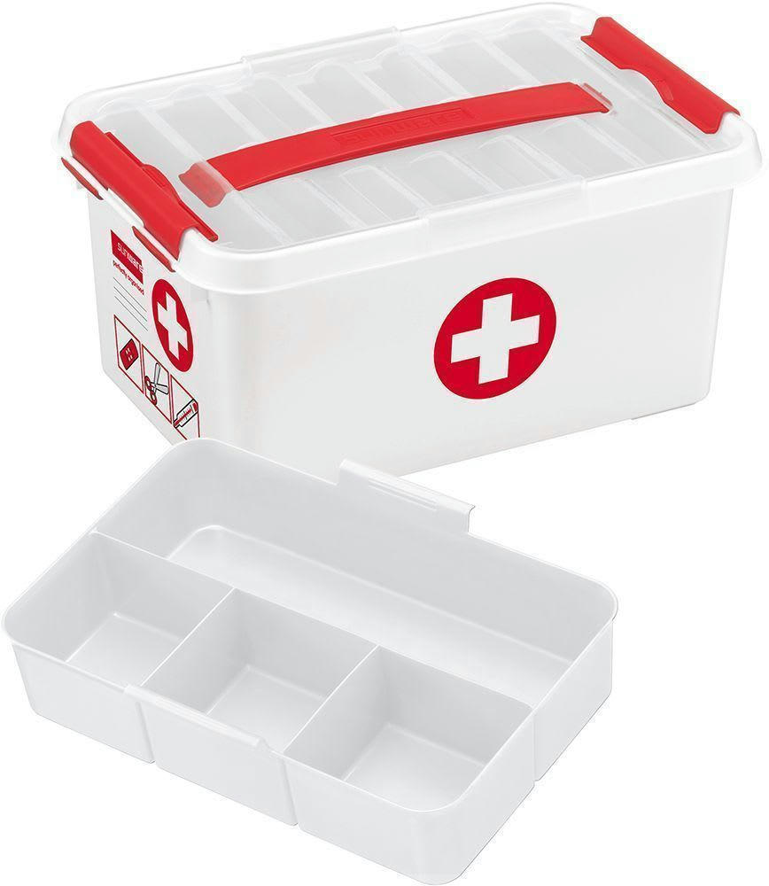 - Boite à compartiments 1er secours q-line 6 litres