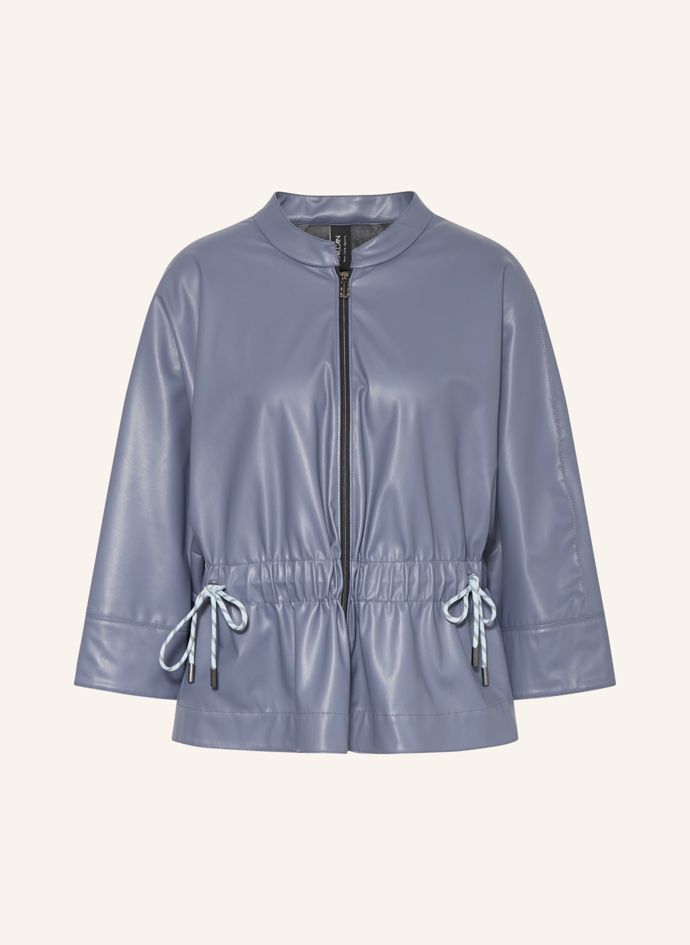 MARC CAIN Jacke in Lederoptik mit 3/4-Arm