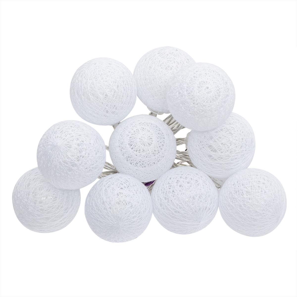 Battery powered LED garland White, L.165 cm