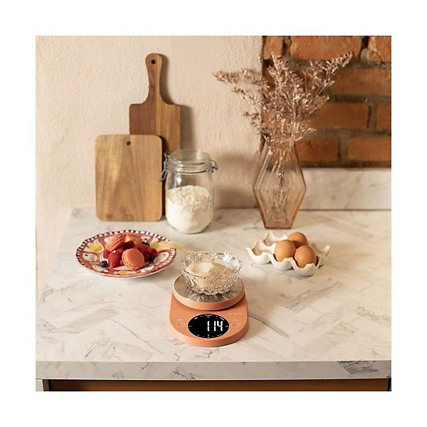 Livoo - Balance de cuisine - 5 kg - Precision 1 g - Touches sensitives - Plateau plastique