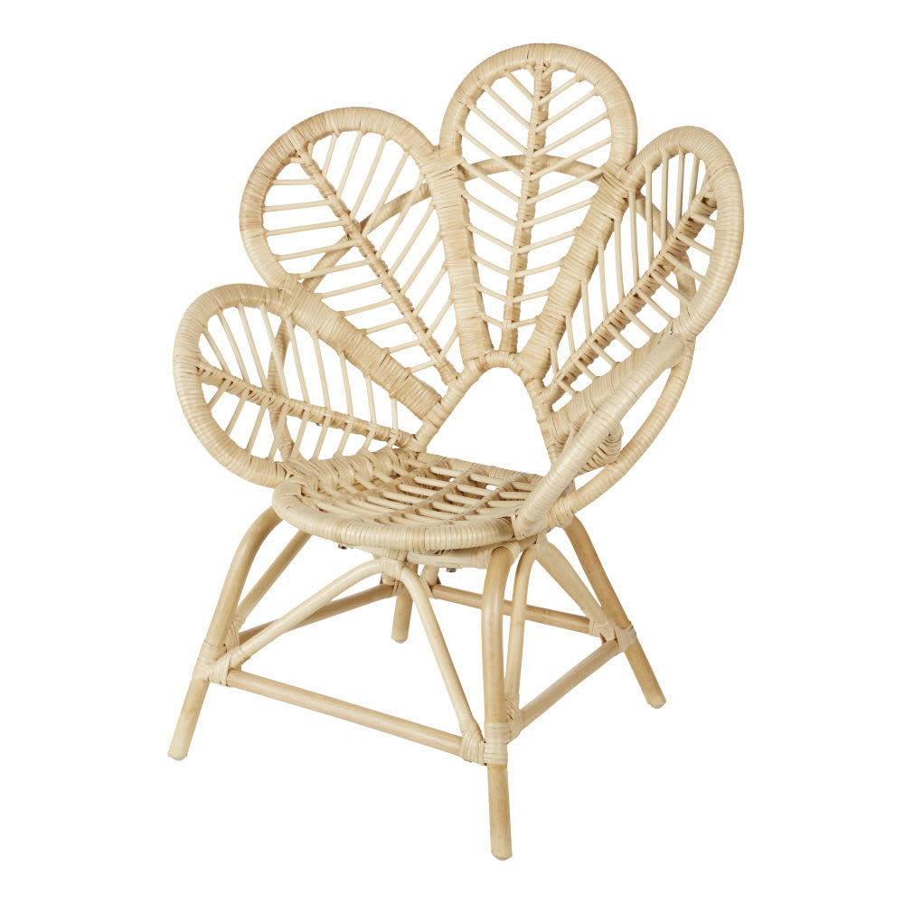 Mermaid - Fauteuil vintage enfant en rotin