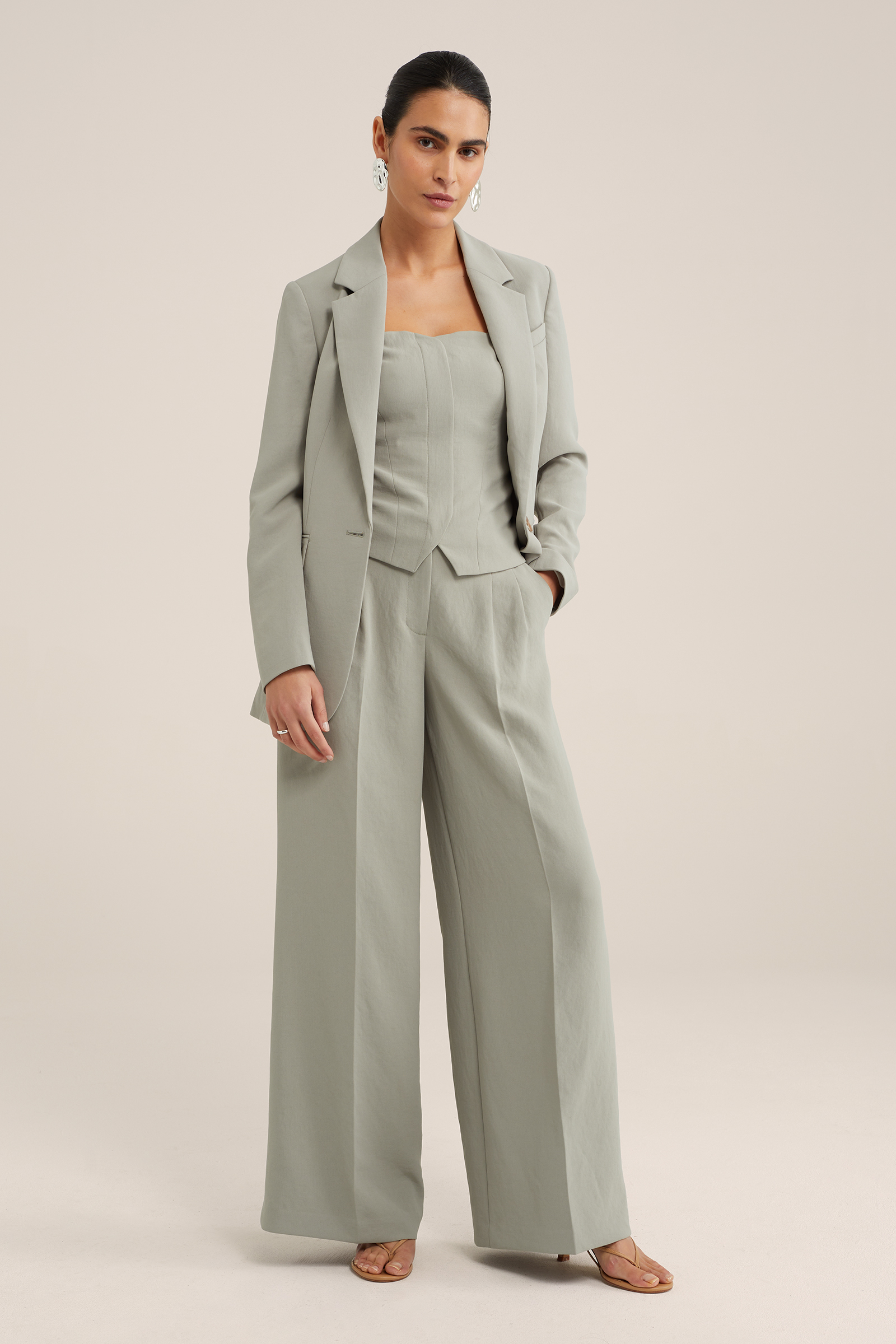 Dames strapless korsettop