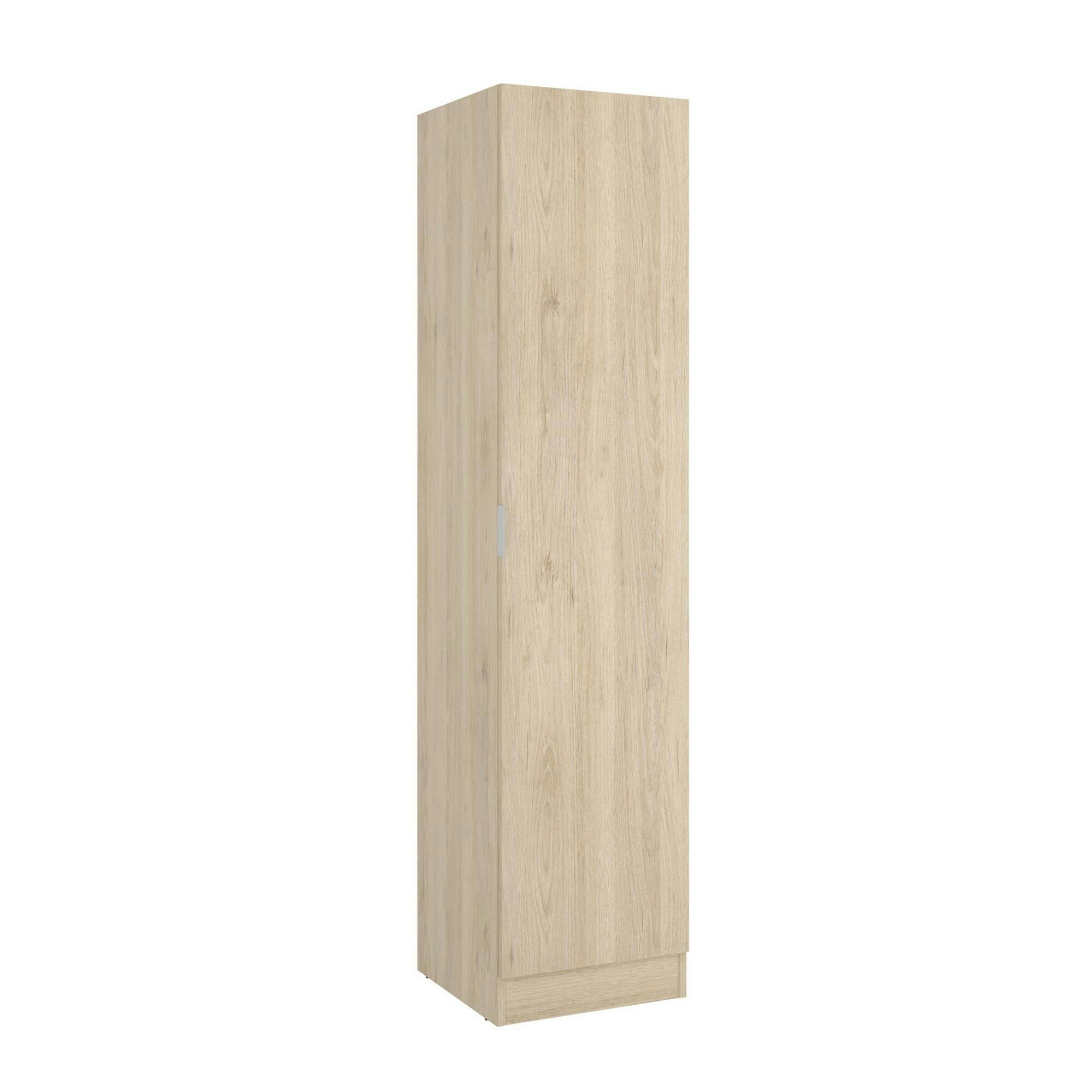 DBUSAT - Garde-robe effet bois chêne