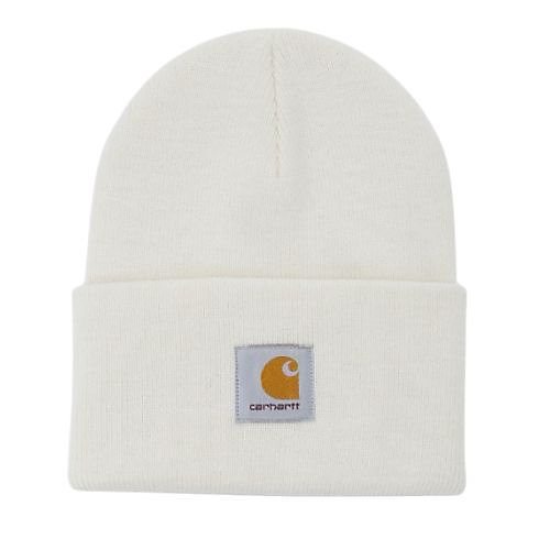 Bonnet A18 WATCH HAT blanc taille unique - CARHARTT - S1A18WWH