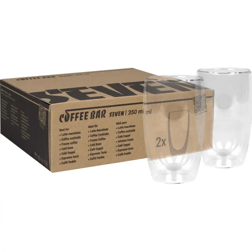 Latte Macchiato Glas 2er-Set Seven