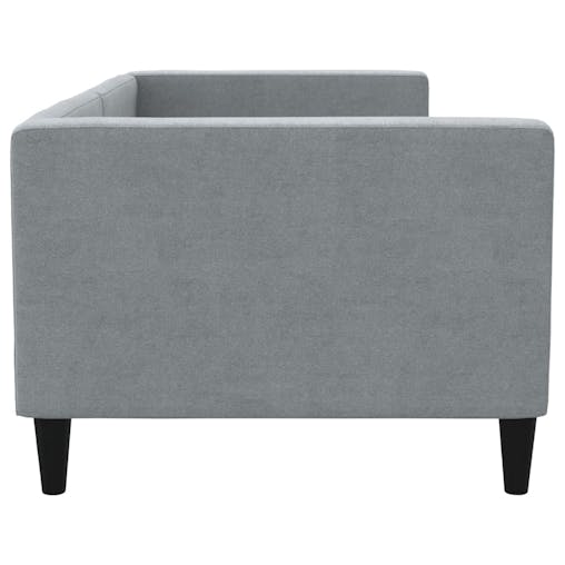 NNEVL Day Bed Light Grey 90x190 cm Fabric