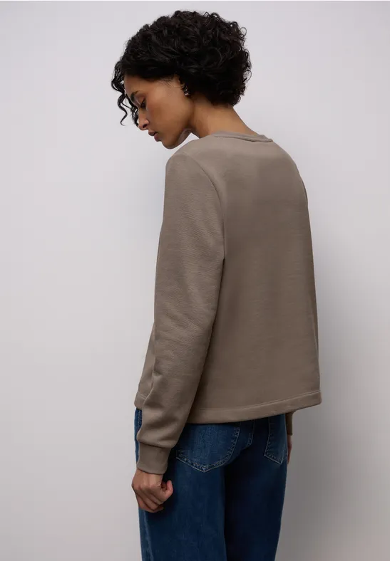 Sweatshirt mit Wording