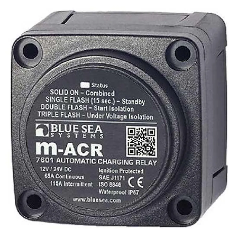 Blue Sea Systems M Series Automatic Charging Relay Isolator